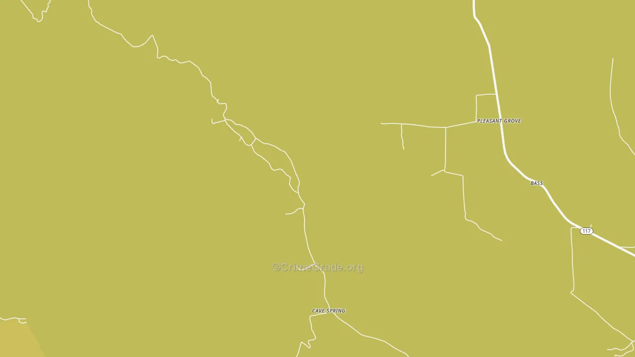 Gonce, AL Map of Burglary Rates