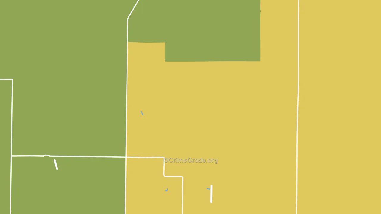 Gove, KS Map of Burglary Rates