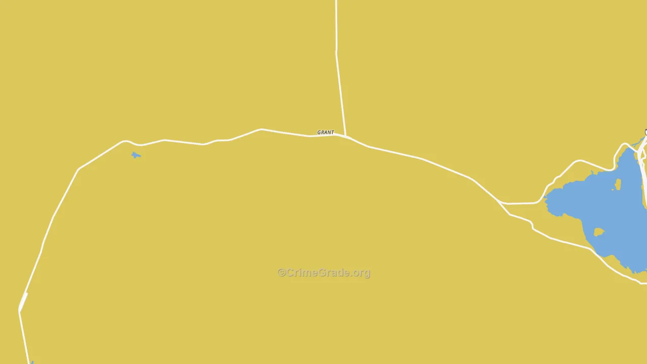 Grant, MT Map of Burglary Rates