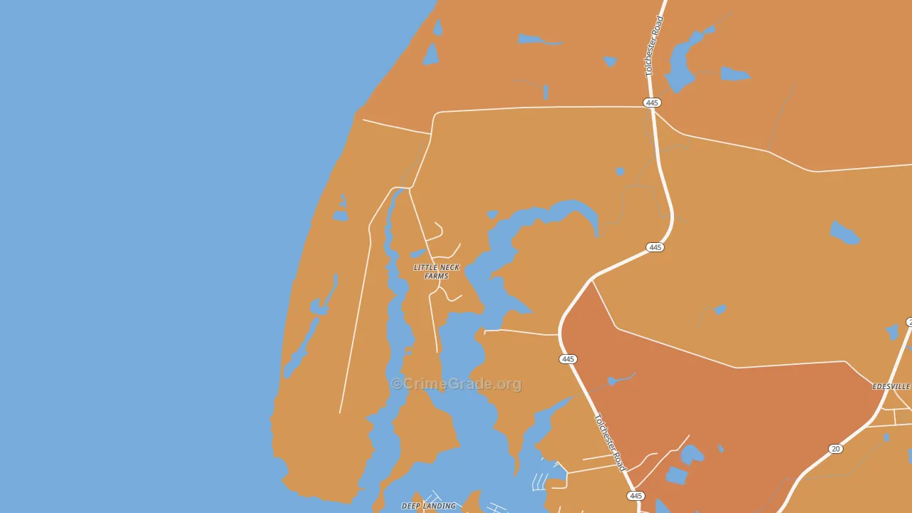 Gratitude, MD Map of Burglary Rates