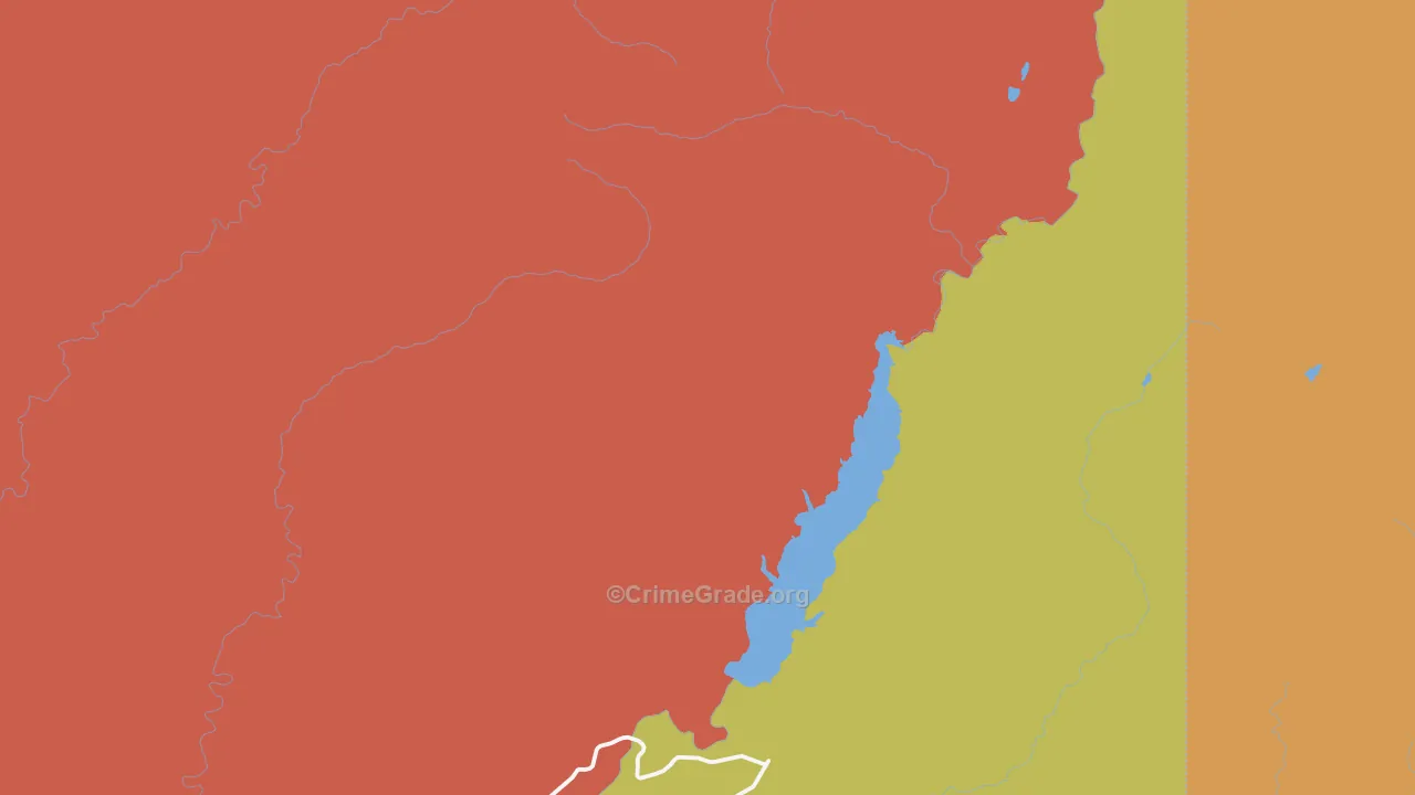 Grisdale, WA Map of Burglary Rates