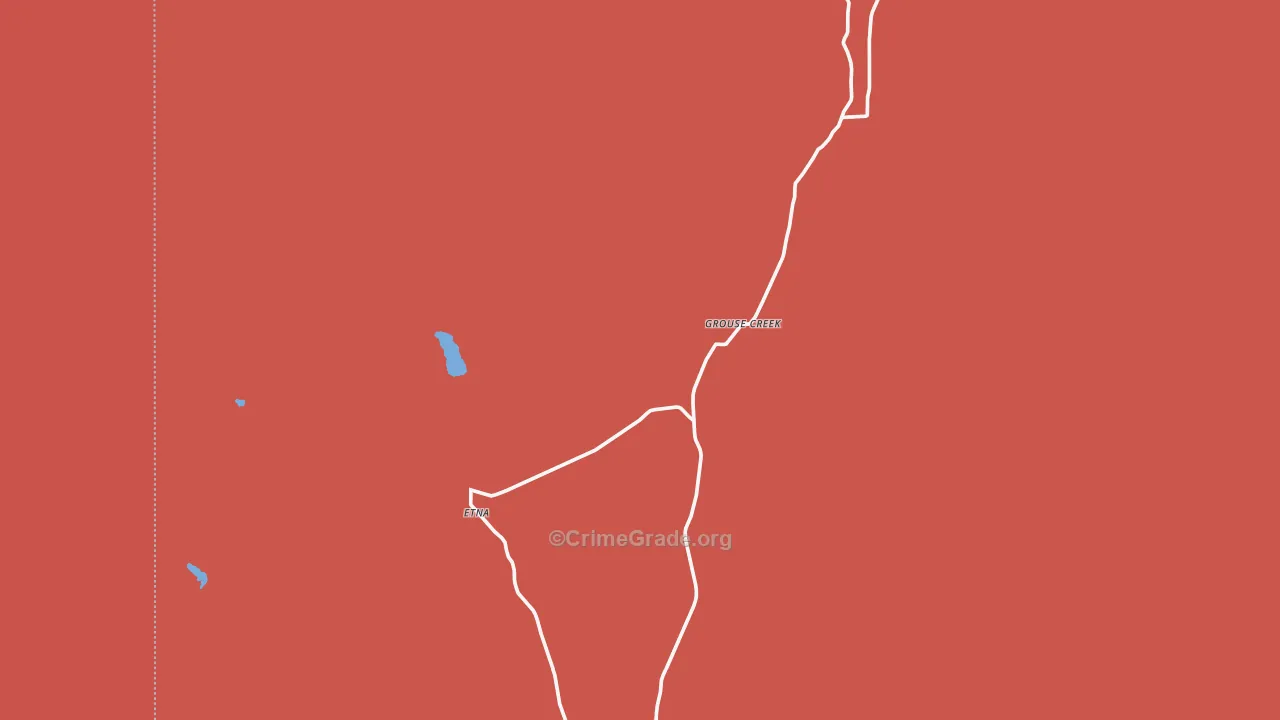 Grouse Creek, UT Map of Burglary Rates