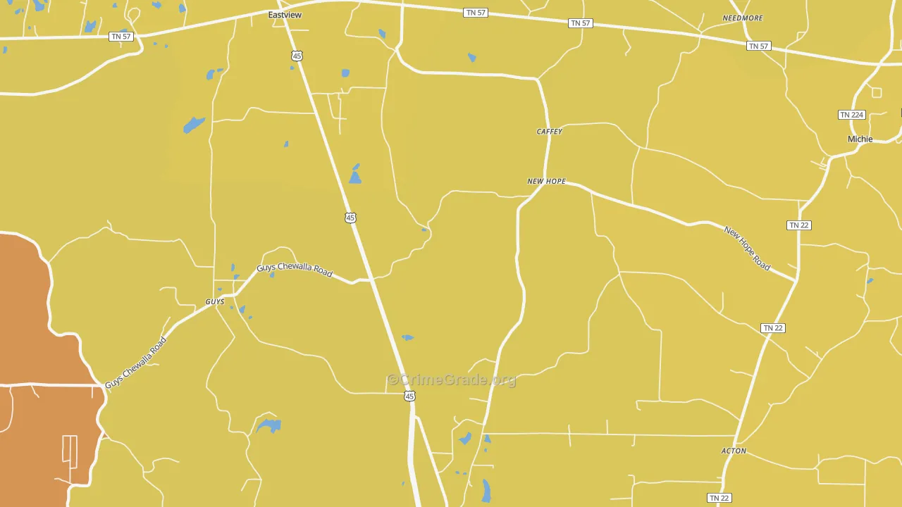 Guys, TN Map of Burglary Rates