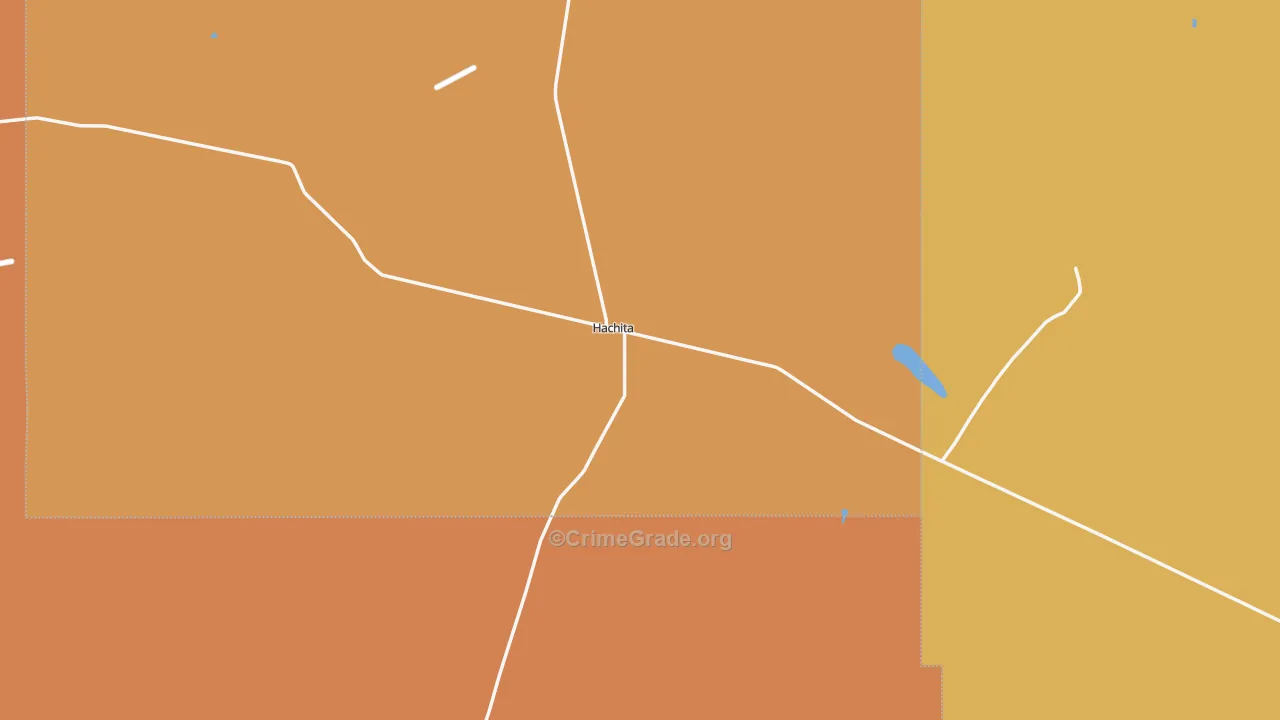 Hachita, NM Map of Burglary Rates