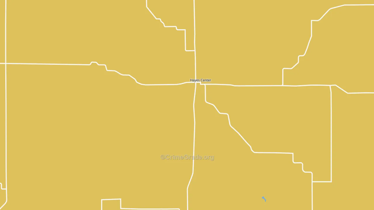 Hamlet, NE Map of Burglary Rates