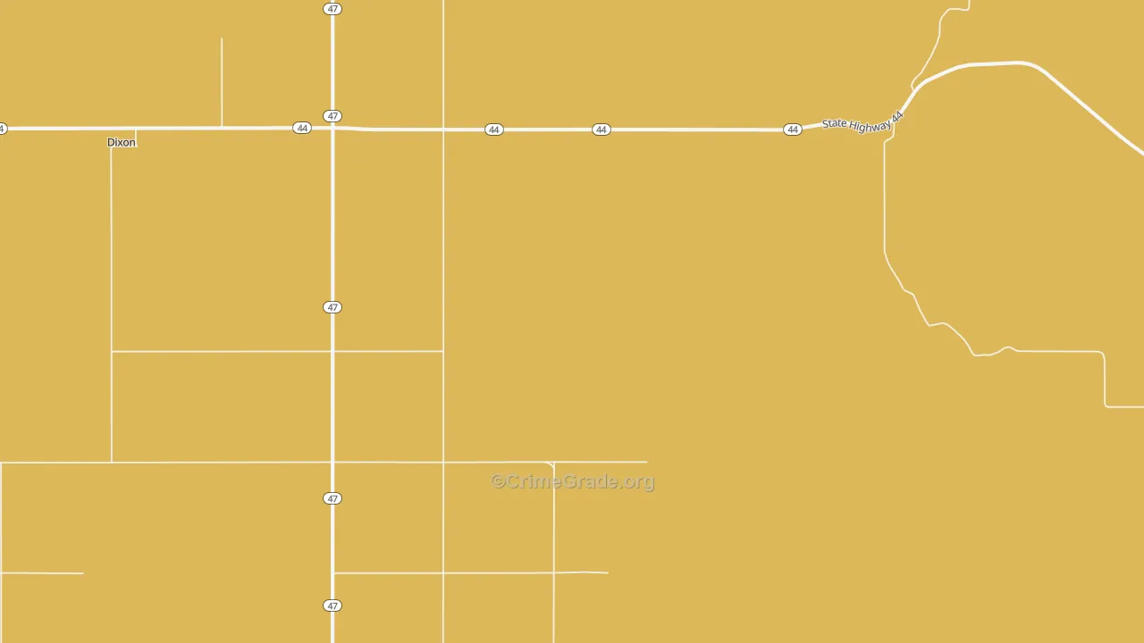 Hartley, SD Map of Burglary Rates