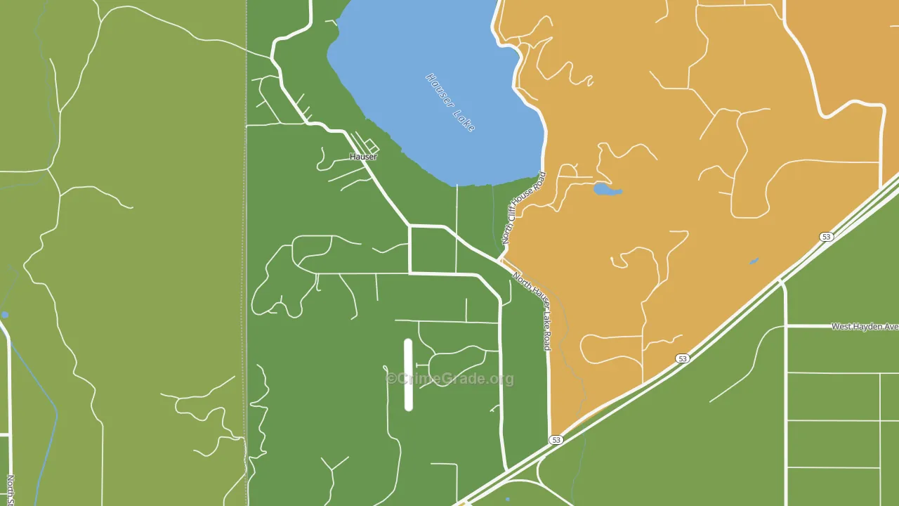 Hauser, ID Map of Burglary Rates