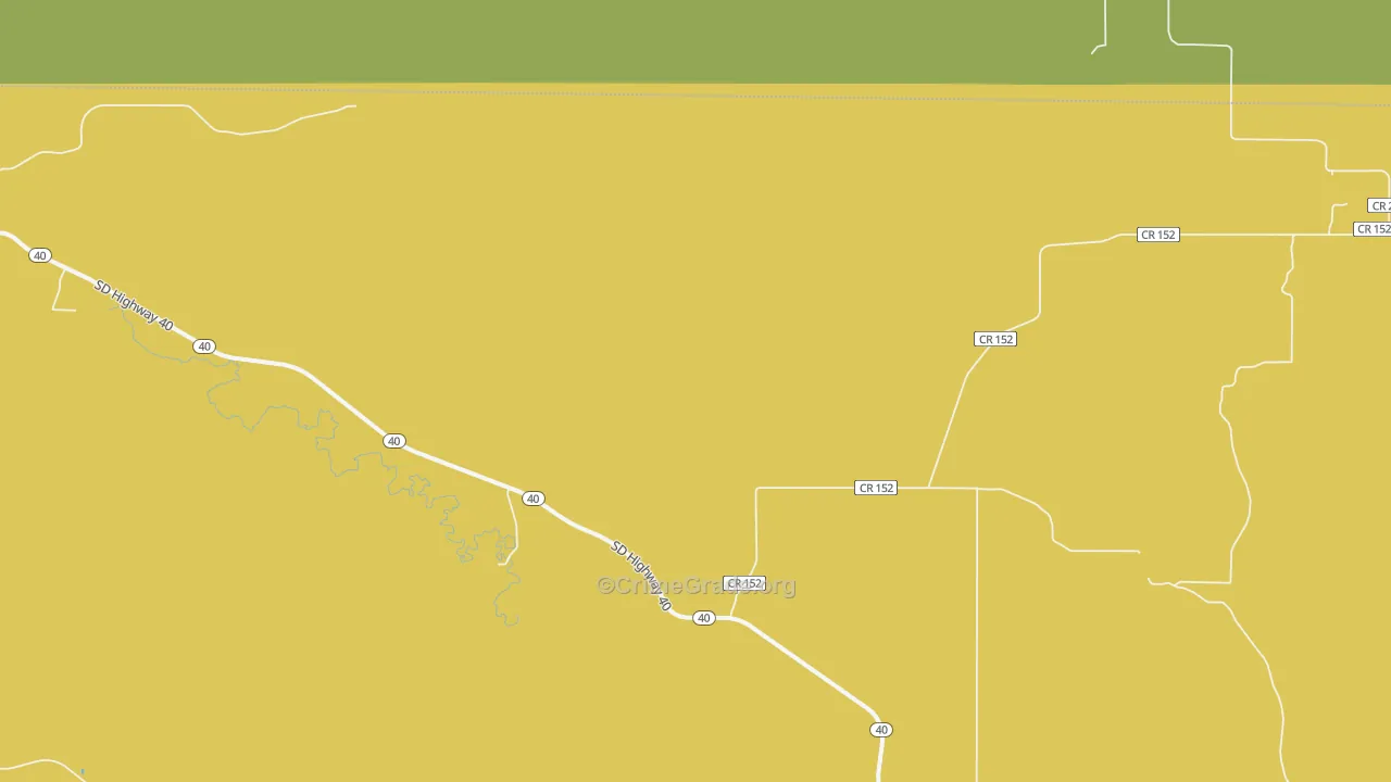 Hayward, SD Map of Burglary Rates