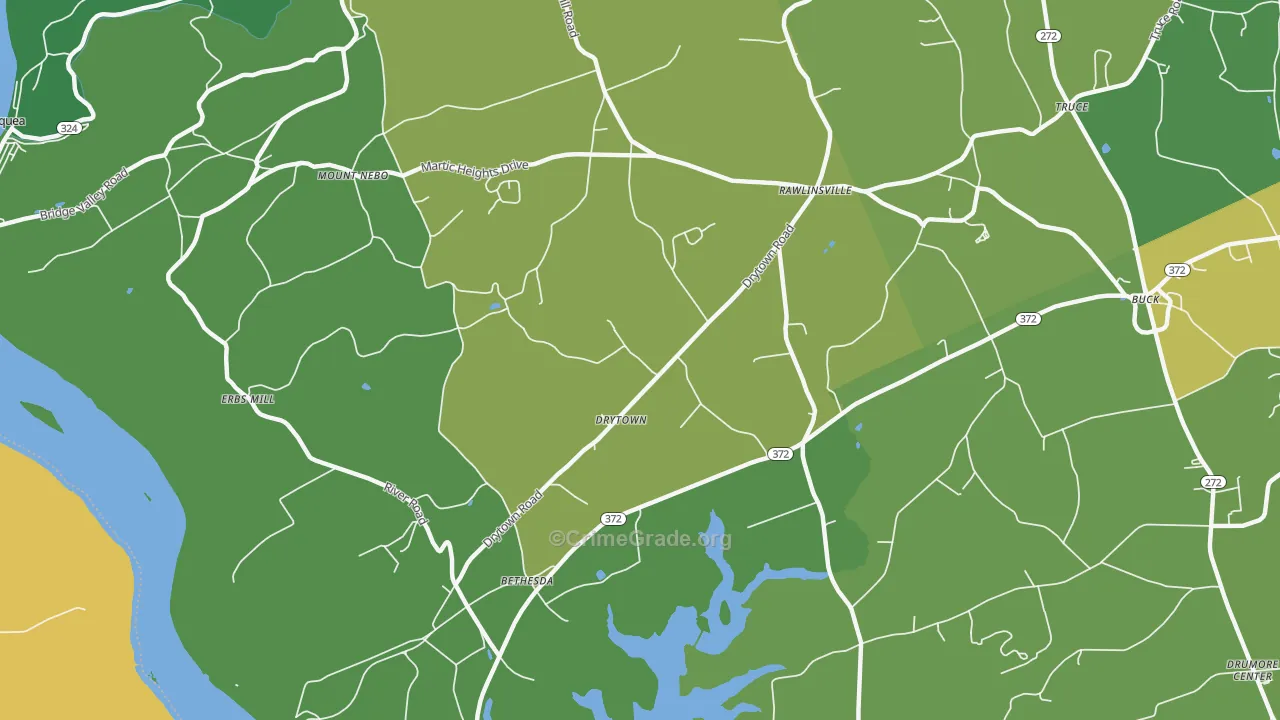 Holtwood, PA Map of Burglary Rates
