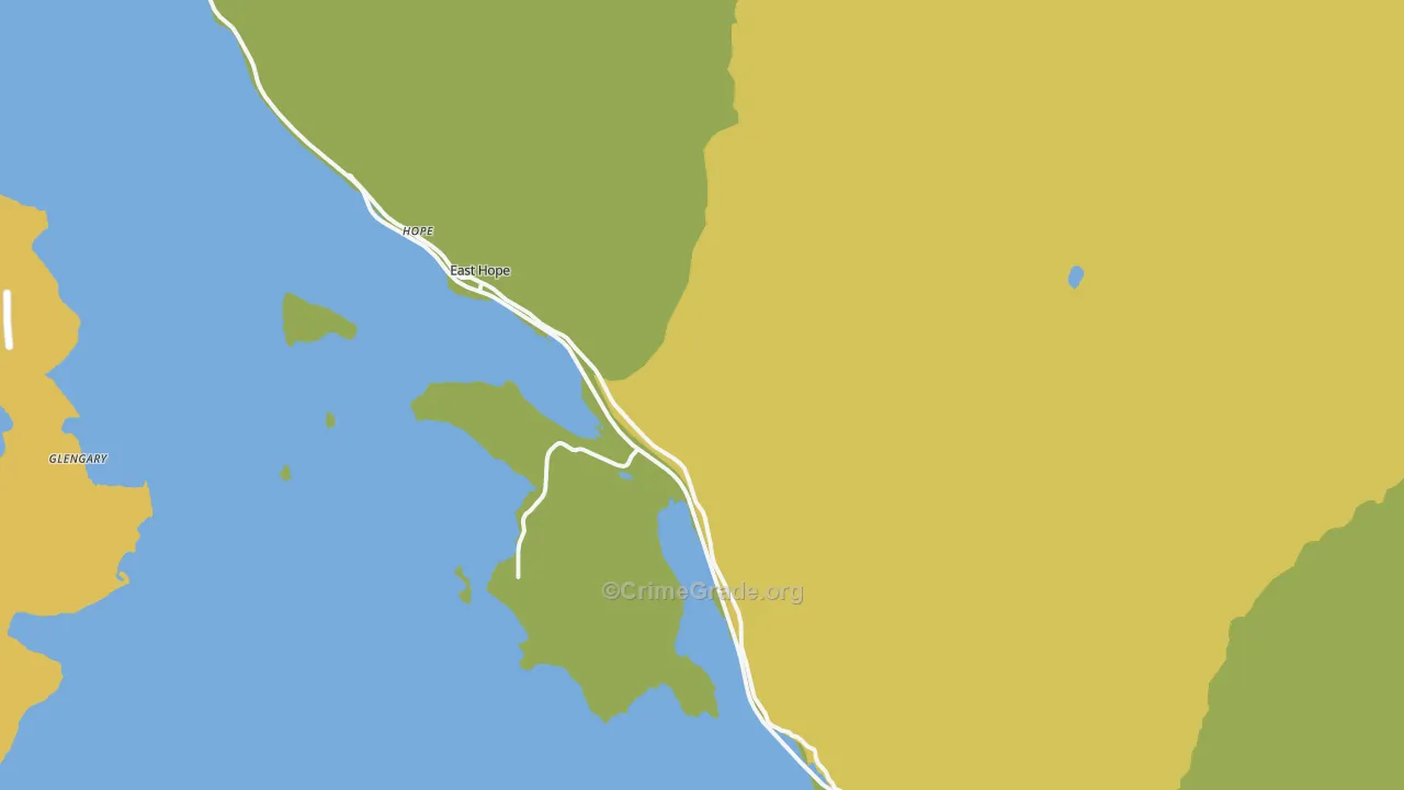 Hope, ID Map of Burglary Rates