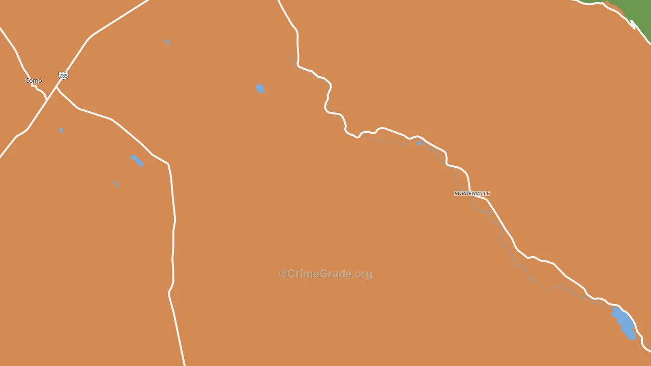 Jefferson, CO Map of Burglary Rates