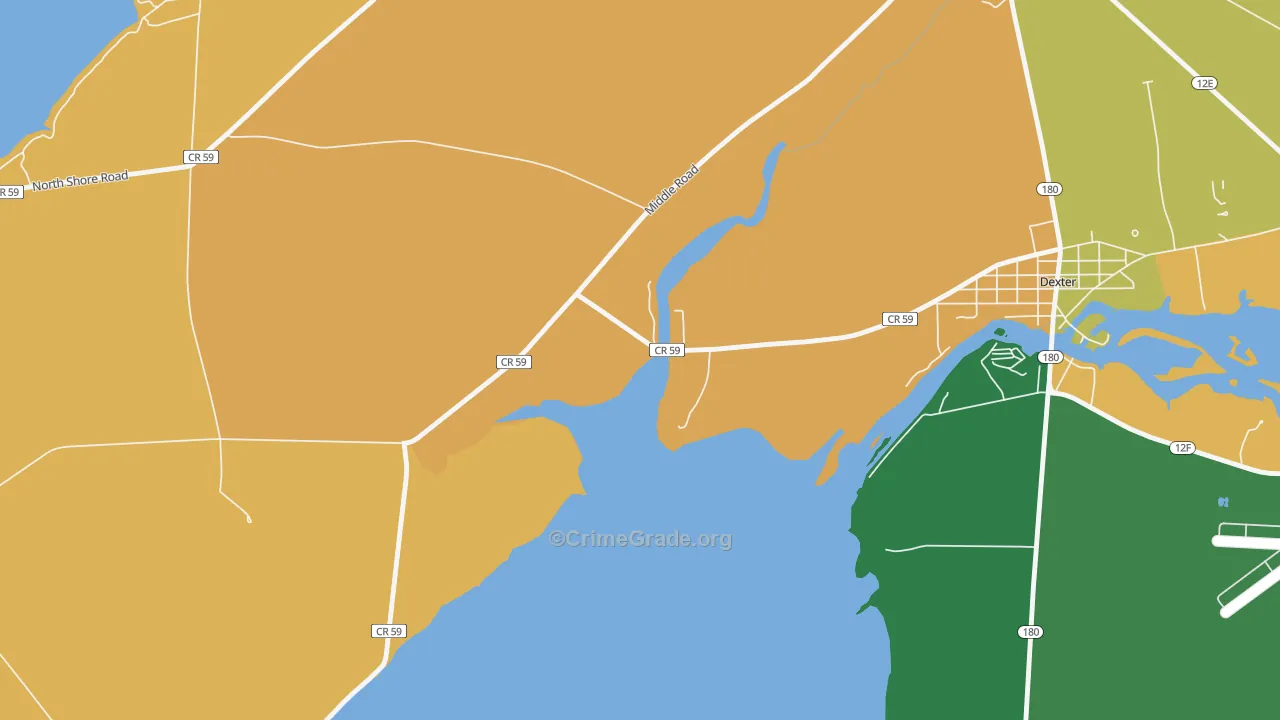 Jewettville, NY Map of Burglary Rates