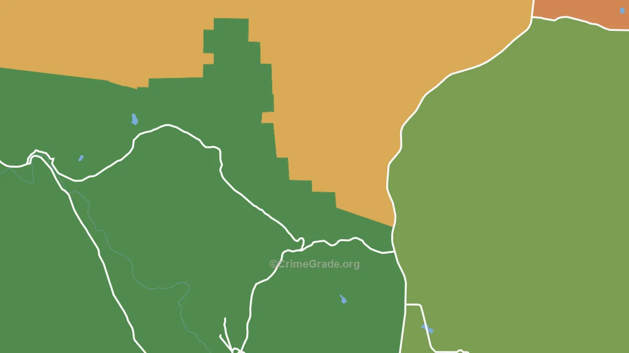 Jolon, CA Map of Burglary Rates