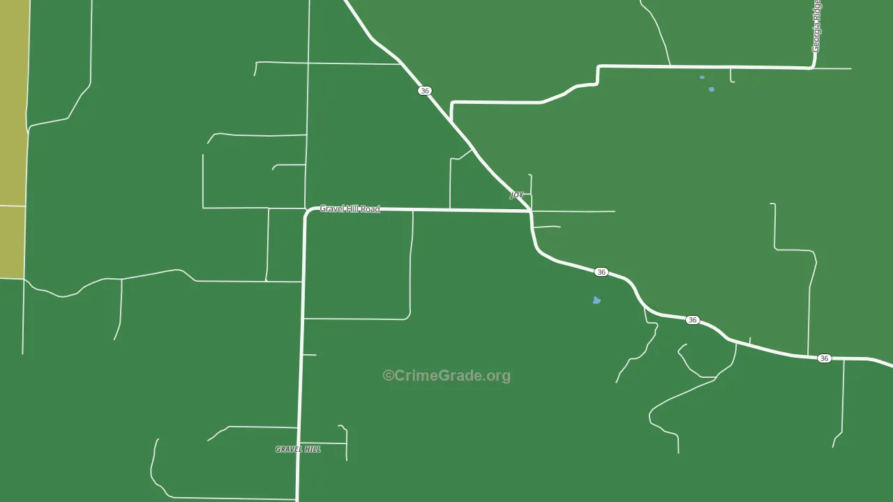 Joy, AR Map of Burglary Rates