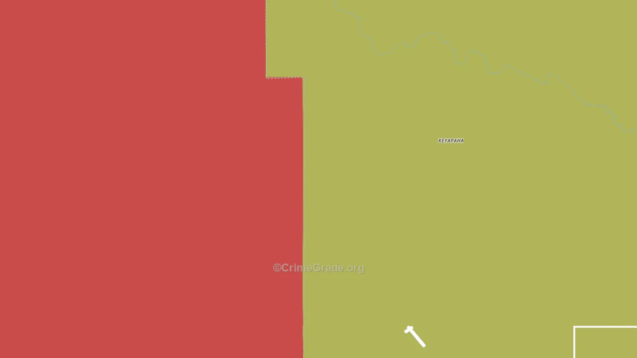 Keyapaha, SD Map of Burglary Rates