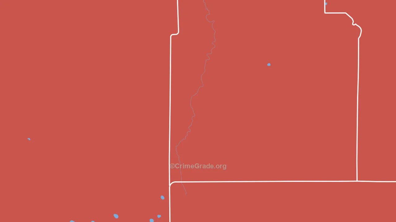 Kim, CO Map of Burglary Rates