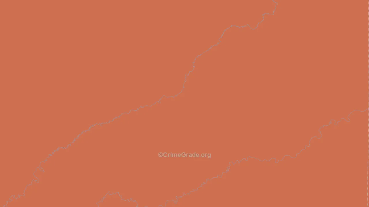 King Salmon, AK Map of Burglary Rates