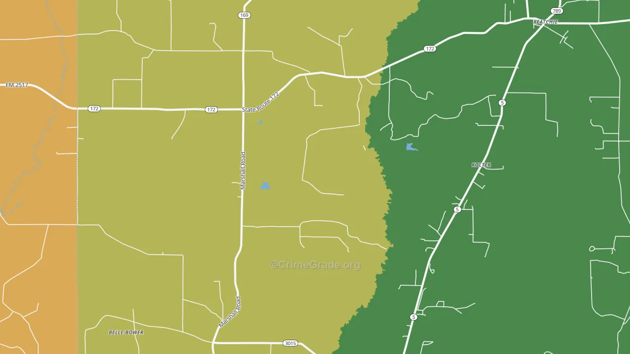 Kolter, LA Map of Burglary Rates