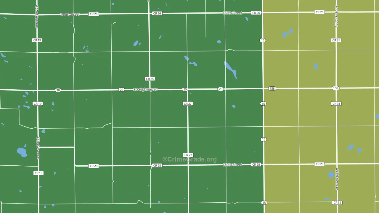 Labolt, SD Map of Burglary Rates