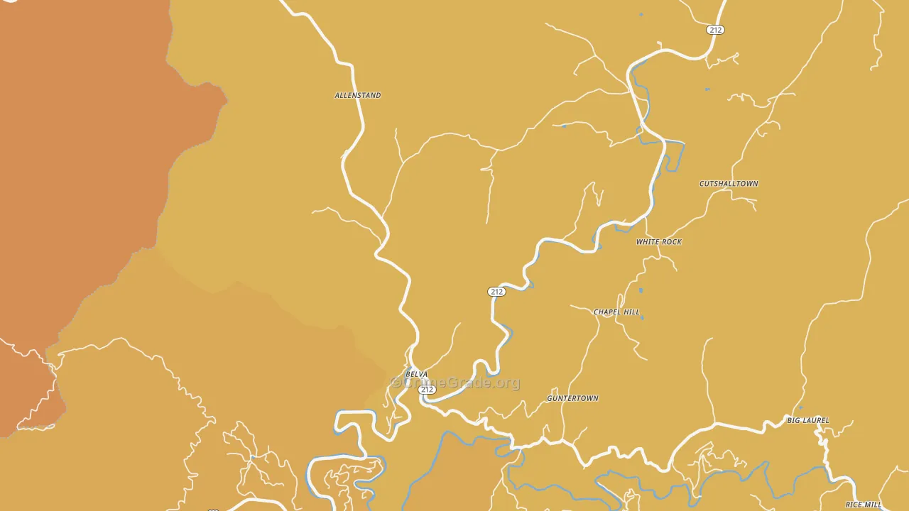Laurel, NC Map of Burglary Rates