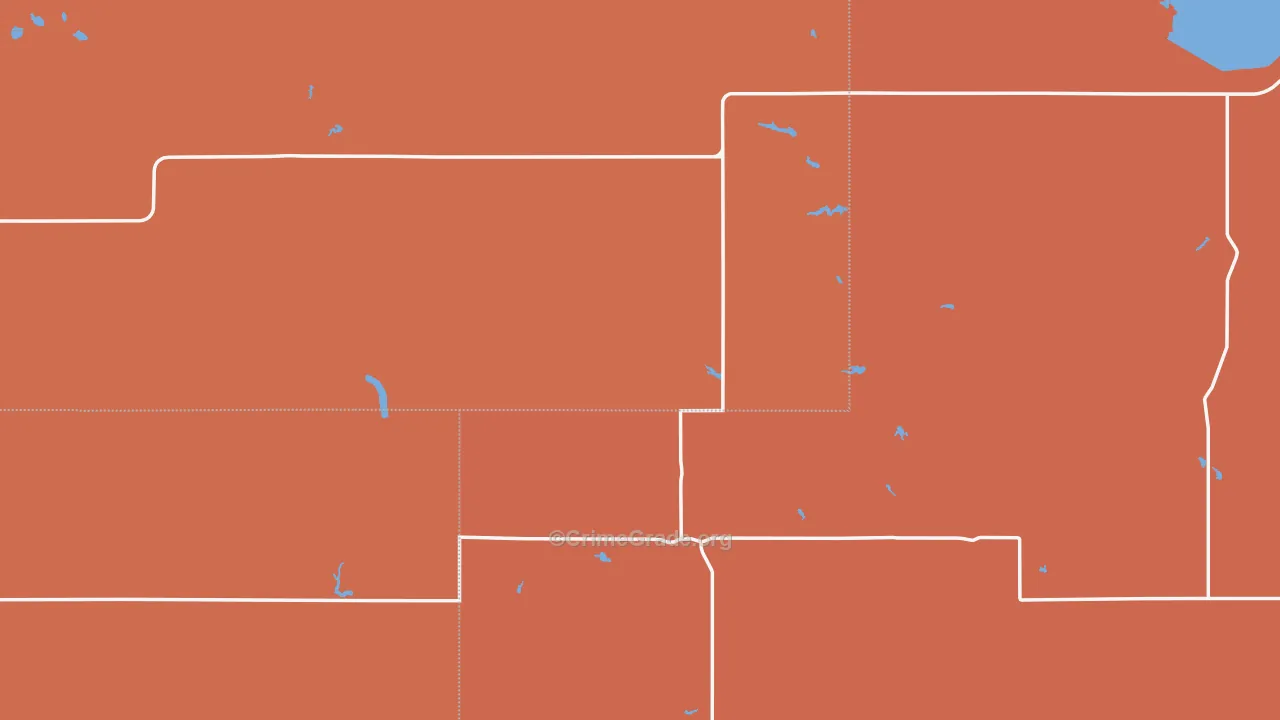 Ledger, MT Map of Burglary Rates