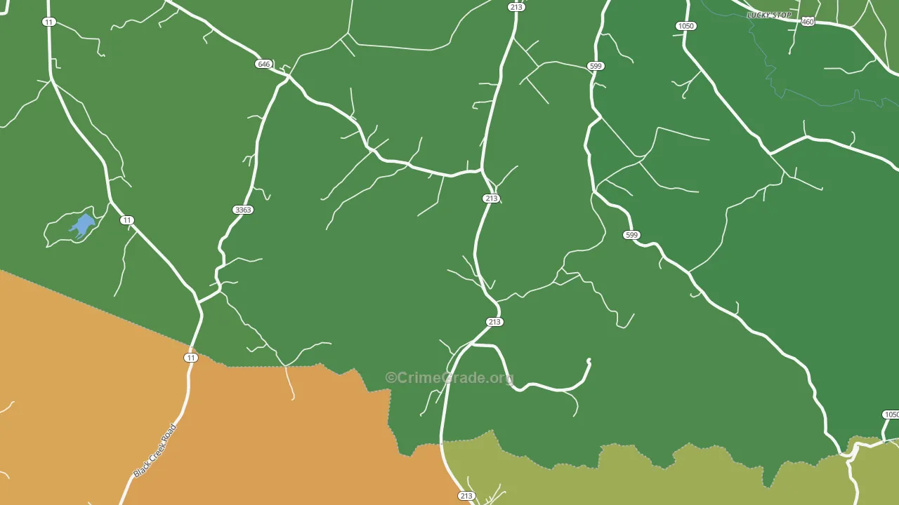 Levee, KY Map of Burglary Rates