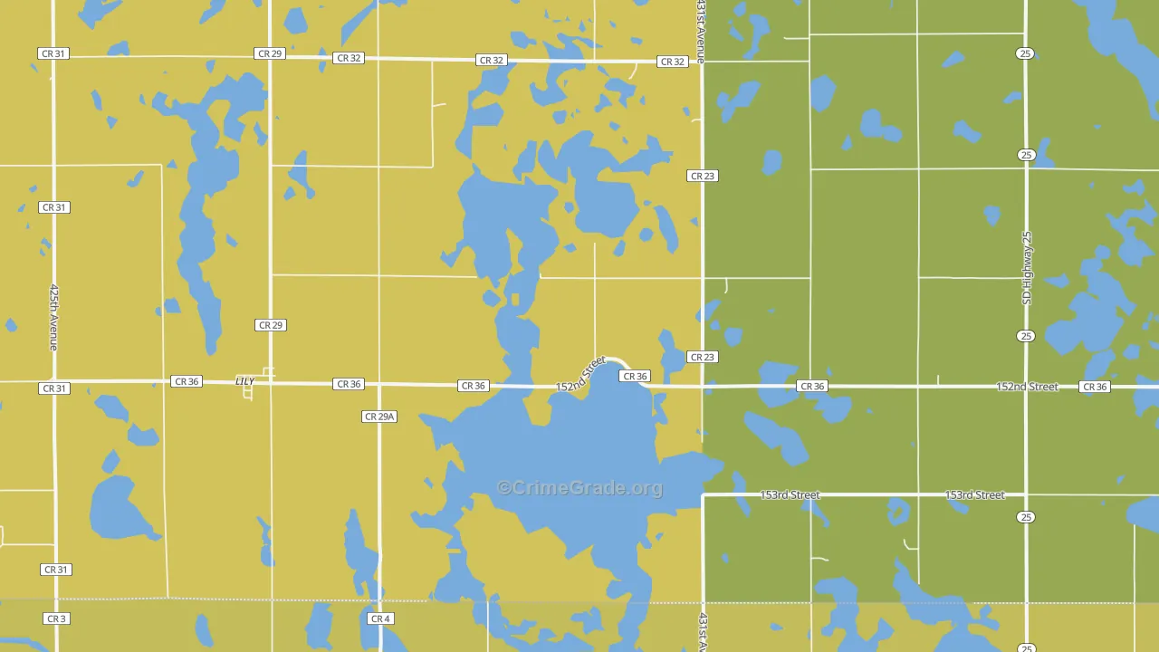 Lily, SD Map of Burglary Rates