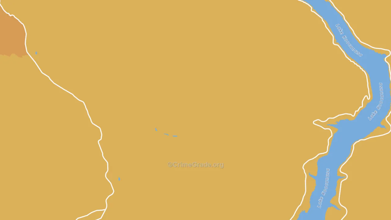 Lincoln County, MT Map of Burglary Rates