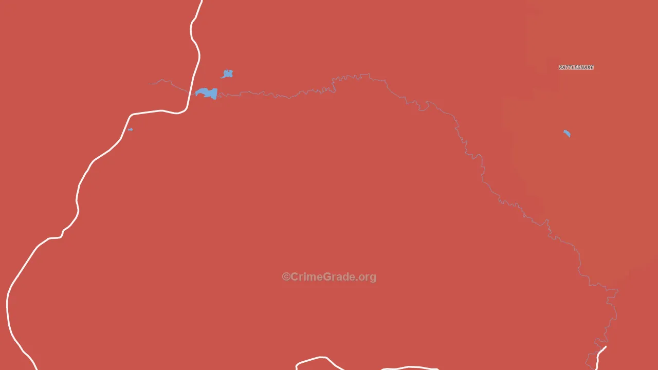 Lloyd, MT Map of Burglary Rates