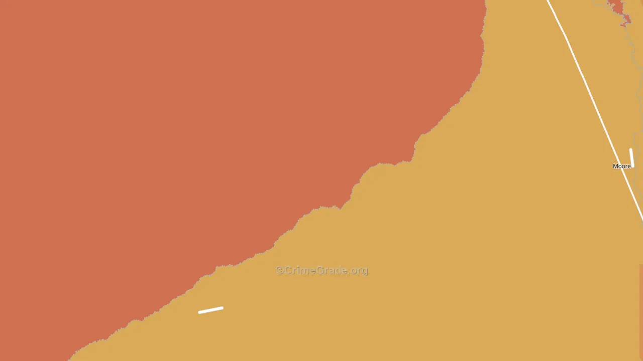 Lost River, ID Map of Burglary Rates