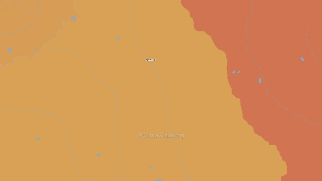 Lucerne, WA Map of Burglary Rates