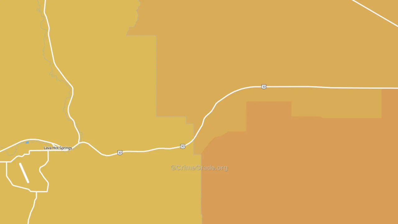 Lund, ID Map of Burglary Rates