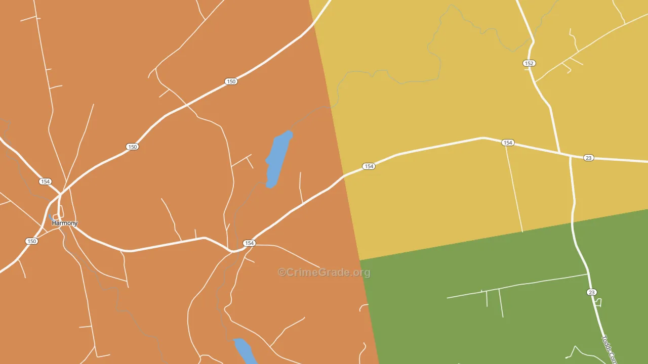 Mainstream, ME Map of Burglary Rates
