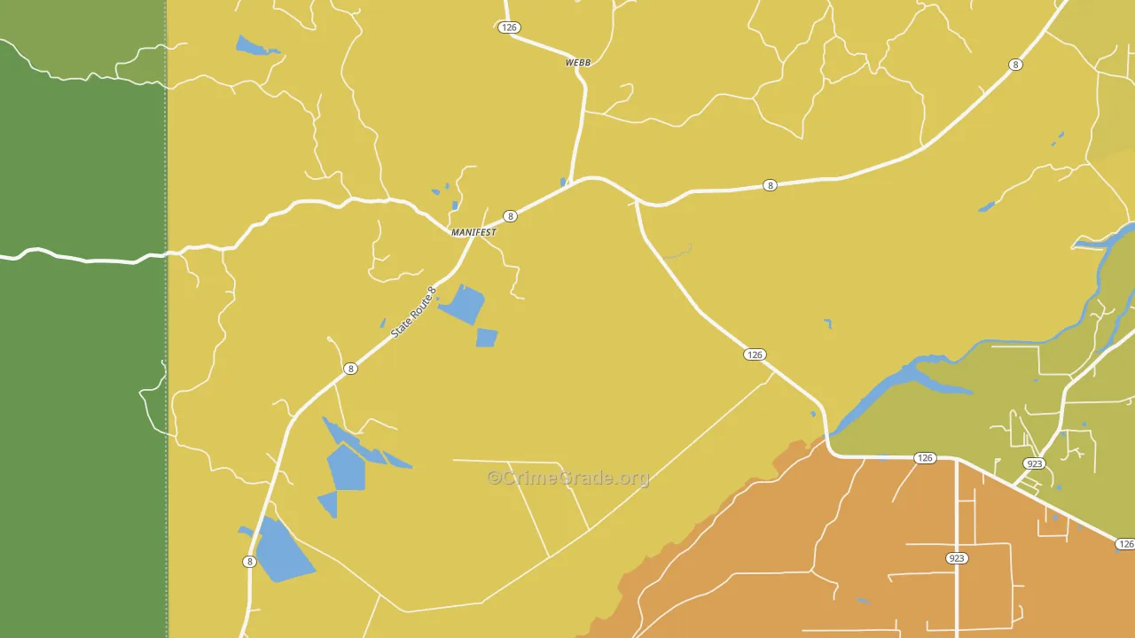 Manifest, LA Map of Burglary Rates