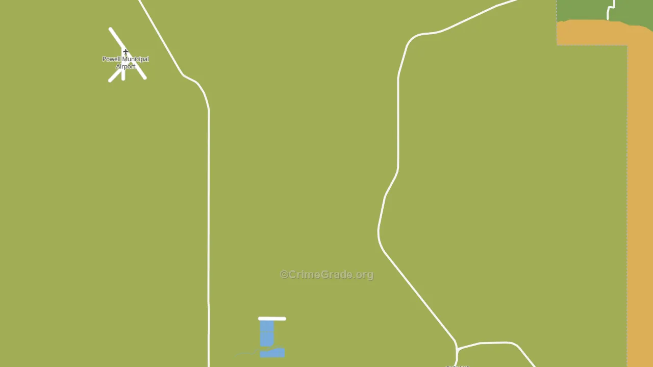 Mantua, WY Map of Burglary Rates