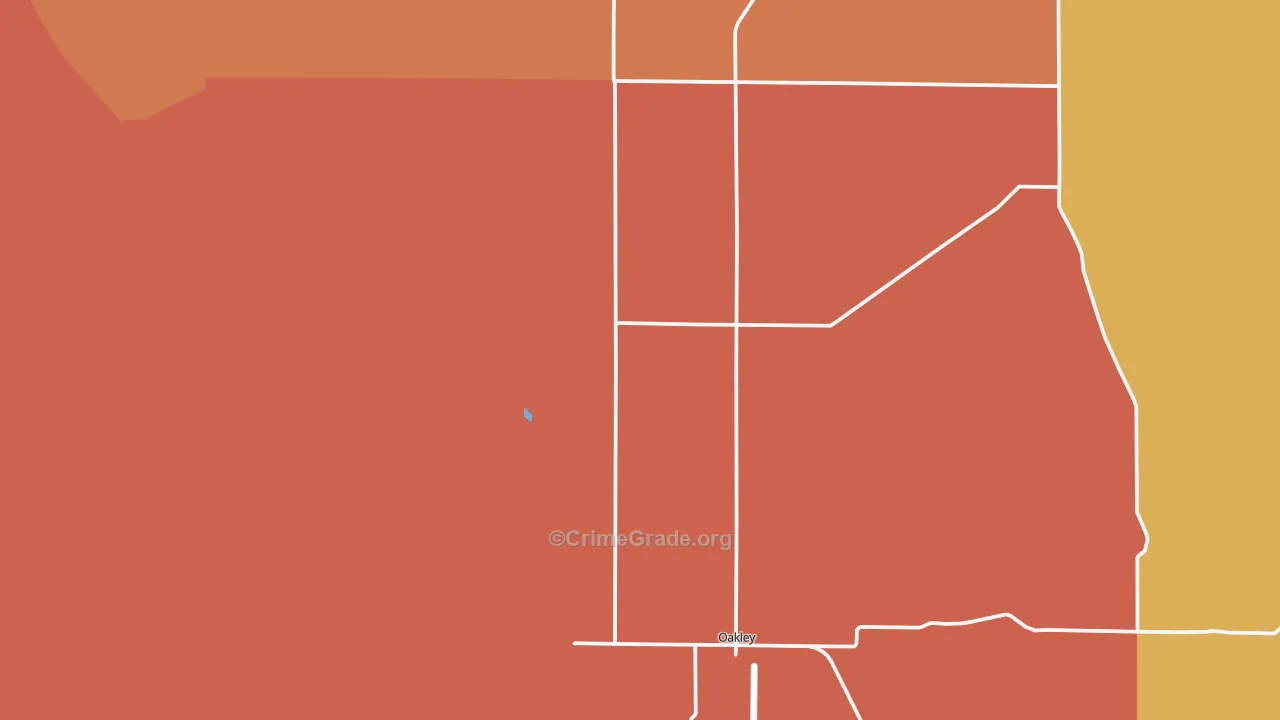 Marion, ID Map of Burglary Rates