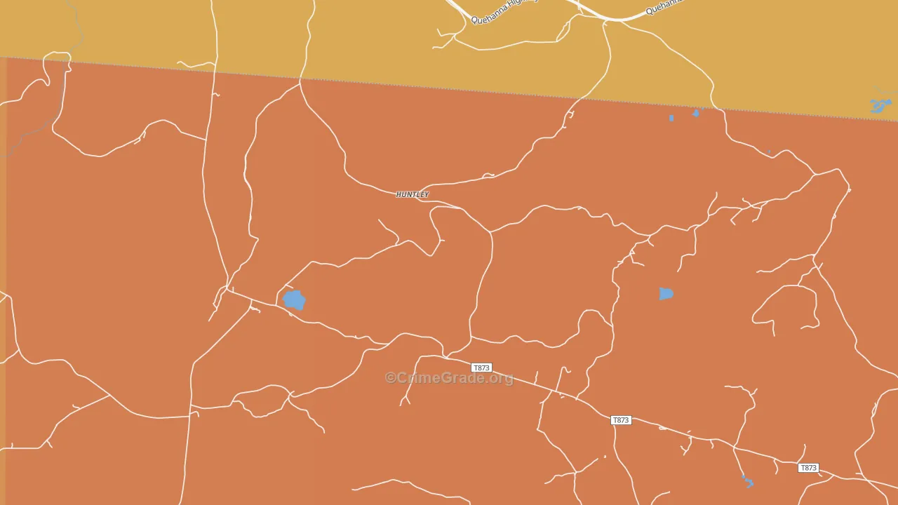 Medix Run, PA Map of Burglary Rates
