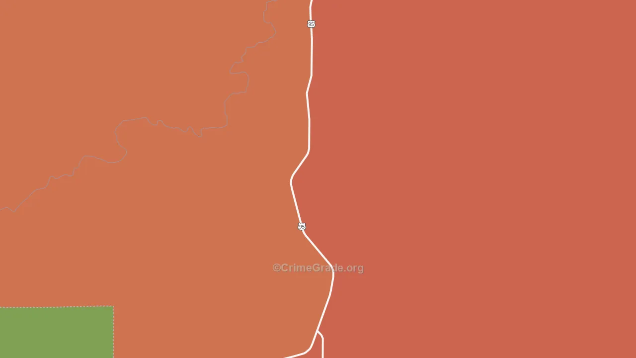 Mesa, ID Map of Burglary Rates