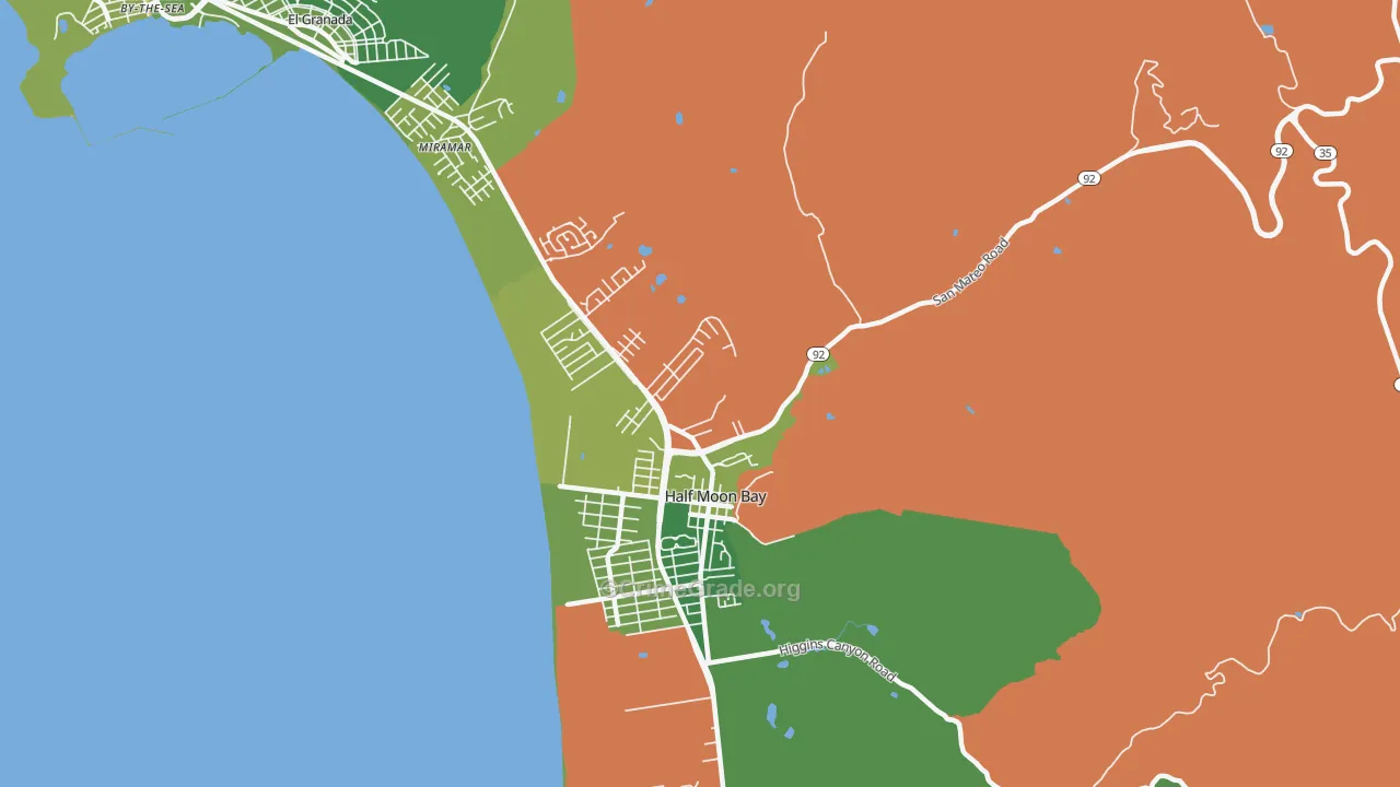 Miramar, CA Map of Burglary Rates