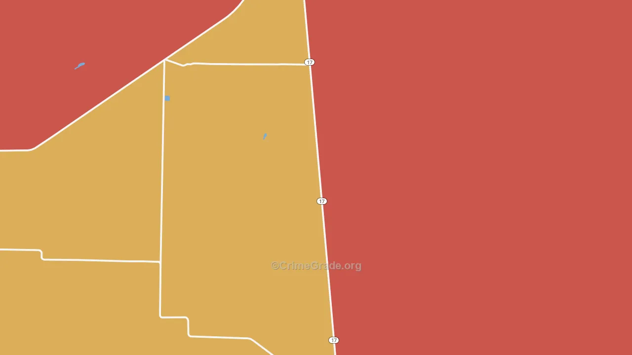 Moffat, CO Map of Burglary Rates