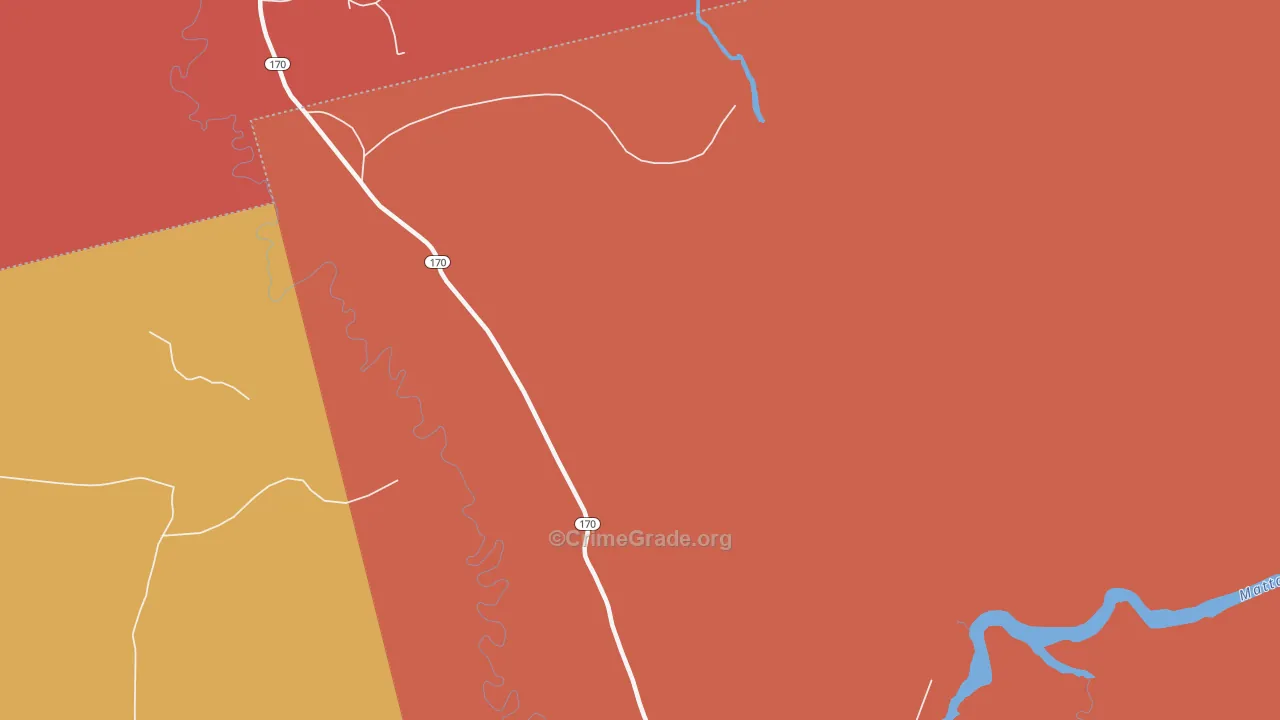 Molunkus, ME Map of Burglary Rates