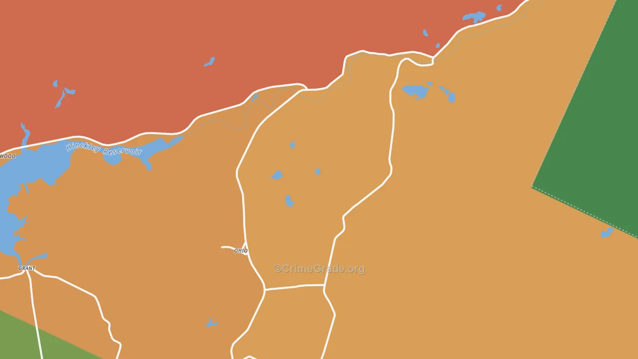 Morehouseville, NY Map of Burglary Rates