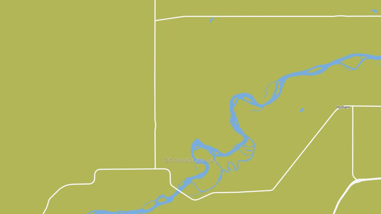 Myers, MT Map of Burglary Rates