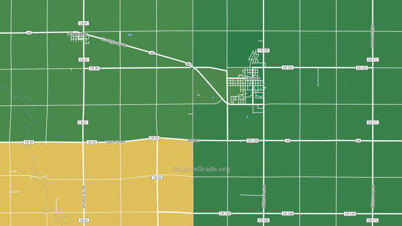 Naomi, SD Map of Burglary Rates