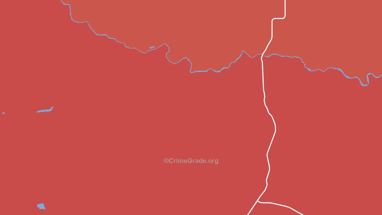 Nenzel, NE Map of Burglary Rates