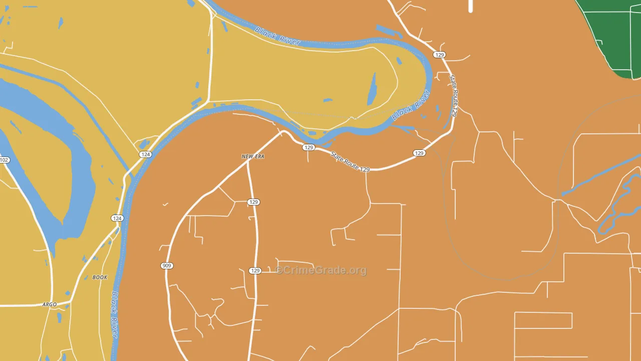 New Era, LA Map of Burglary Rates