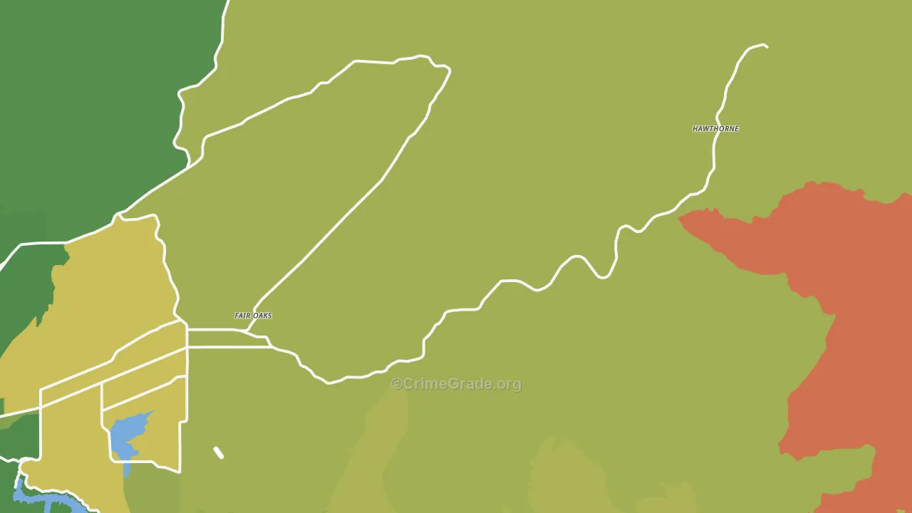 Nonpareil, OR Map of Burglary Rates