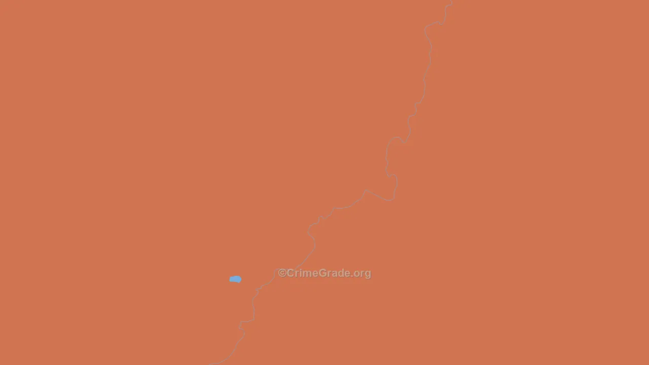 North Avondale, CO Map of Burglary Rates