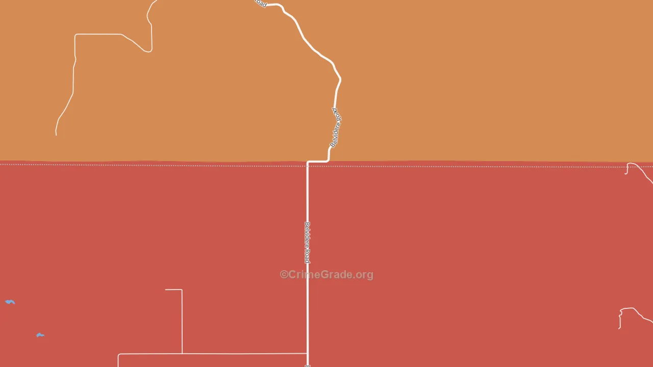 Nowlin, SD Map of Burglary Rates