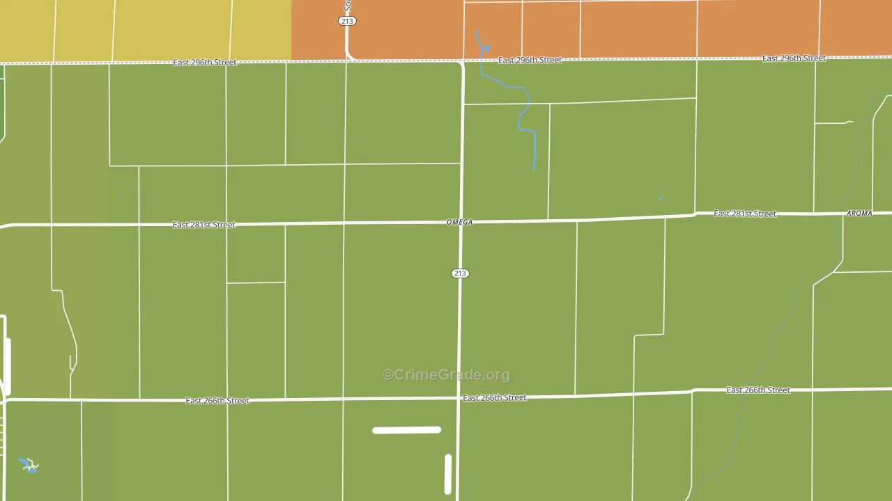 Omega, IN Map of Burglary Rates